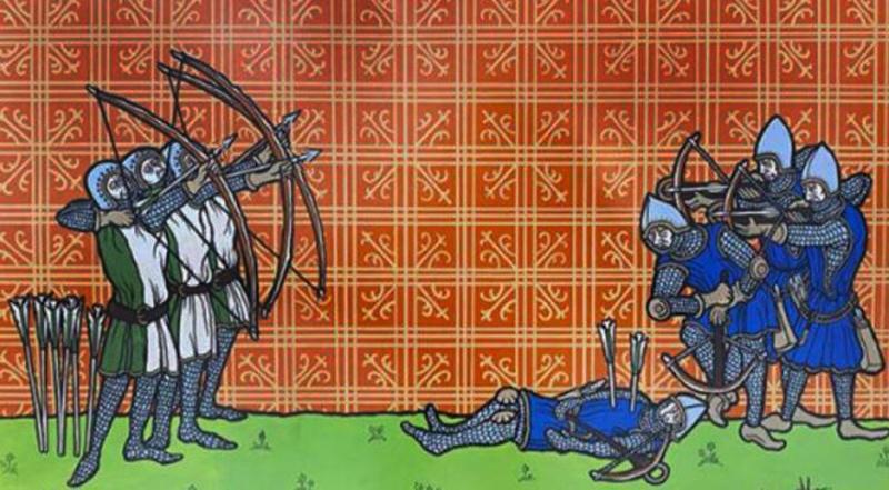 An Original Ancient 13th Century, Ancestral Crusader Knight's Iron Battle Mace & Scorpion Head. From The Site of the Battle of Crecy Fought on The 26 August 1346 Recovered in the 1800's During a ‘Grand Tour’