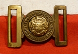 An Old, Brass, South African Police Buckle