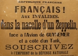 An Original French Bond Poster 1917-18. Subscribe to the National Defence