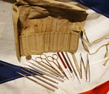 A WW2 Dental Instruments Medics Kit Roll