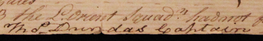 Intelligence Report From Nelson's Trafalgar Captain, Captain Dundas Aboard HMS Naiad, A Historically Significant Piece