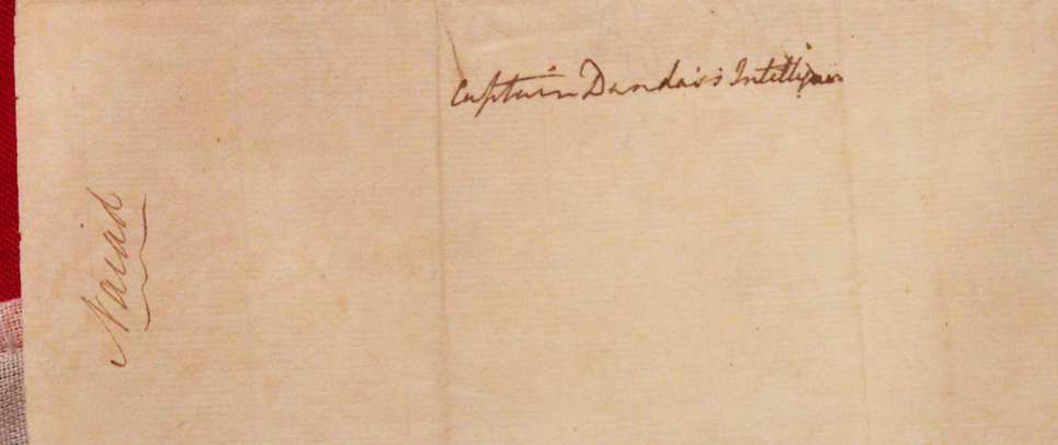 Intelligence Report From Nelson's Trafalgar Captain, Captain Dundas Aboard HMS Naiad, A Historically Significant Piece