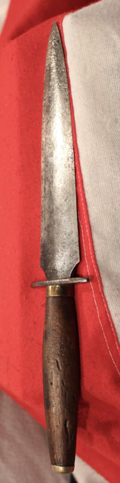 A Scarce 18th Century Military Style Plug Bayonet.