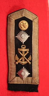 WW2 Kriegsmarine Oberbootsmann (Chief Petty Officer) Shoulder Board