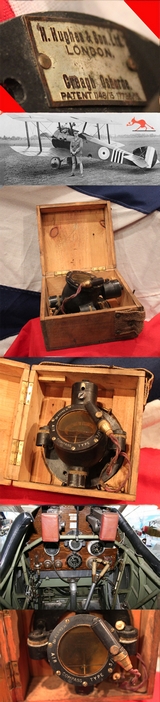 A Rare WW1 Royal Flying Corps Creagh Osbourne Air Compass For Fighters
