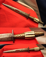 A Very Good Decorated Spanish Antique Albacete Fighting Knife