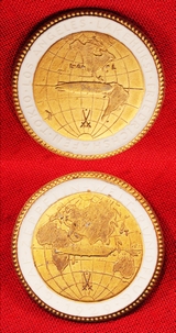 A Very Fine Quality Meissen Porcelain Round the World Medal