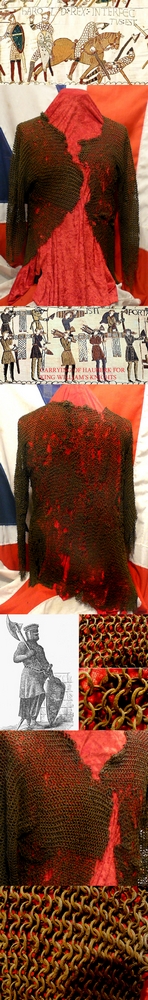 A Wonderful, Very, Very Rare, European Medieval Knight’s Hauberk Chain Mail Armour Shirt