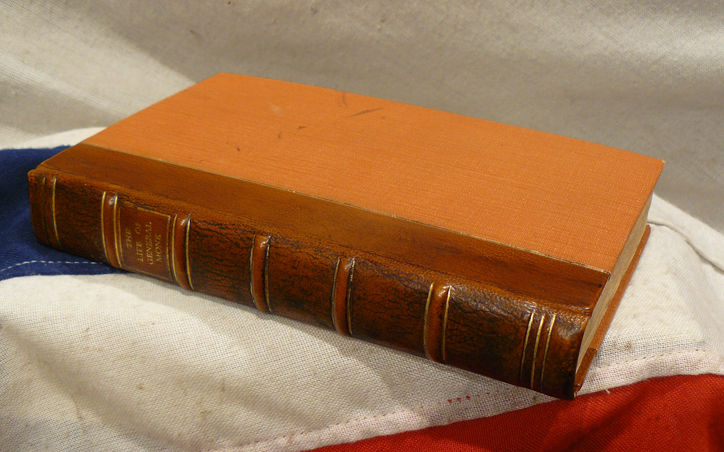 An Original English Civil War Period Portrait of General George Monk &  General Monk's Early Leather Bound Biography