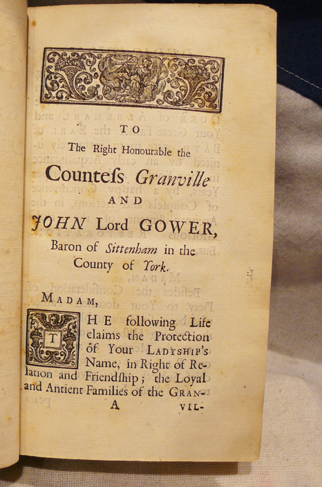 An Original English Civil War Period Portrait of General George Monk &  General Monk's Early Leather Bound Biography