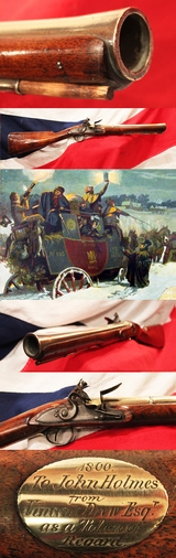 A Fine Presentation George IIIrd Brass Barrel Blunderbuss By Thomas, London