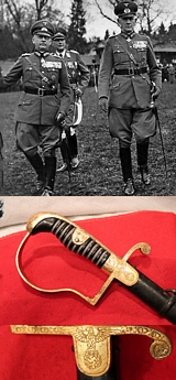 A German Army Third Reich Period, Officers Sword By Eikhorn of Solingen