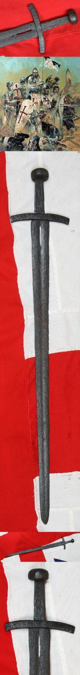 A Stunning, Historical, Norman, King Stephen of England period Single-Handed Knight's Sword 12th century AD, Used In the Early Crusades Era