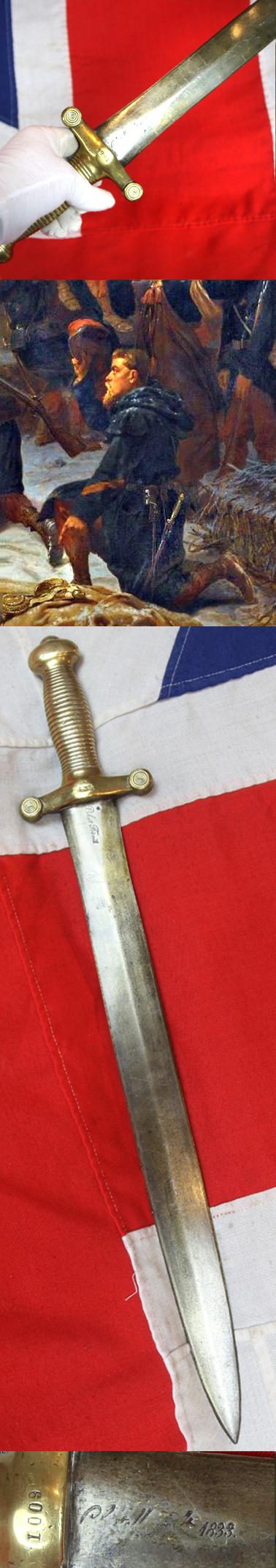 SOLD An Original French 1833 Gladius Combat  Short Sword