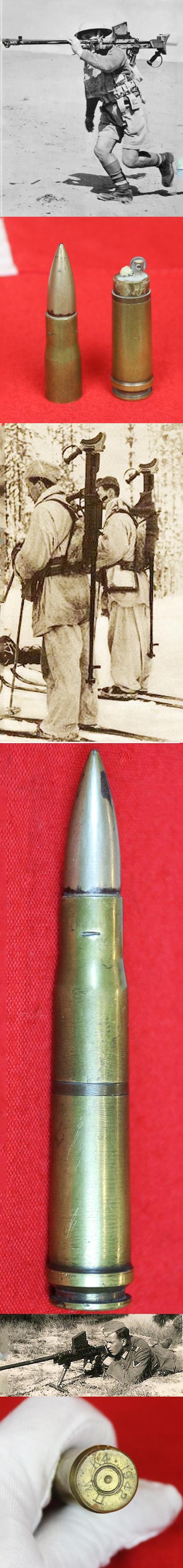 A Most Rare, 'Trench Art', .55 Boys Anti Tank Rifle Round 1942, Converted Into a Soldier's Desert Rat Period Campaign Cigarette Lighter