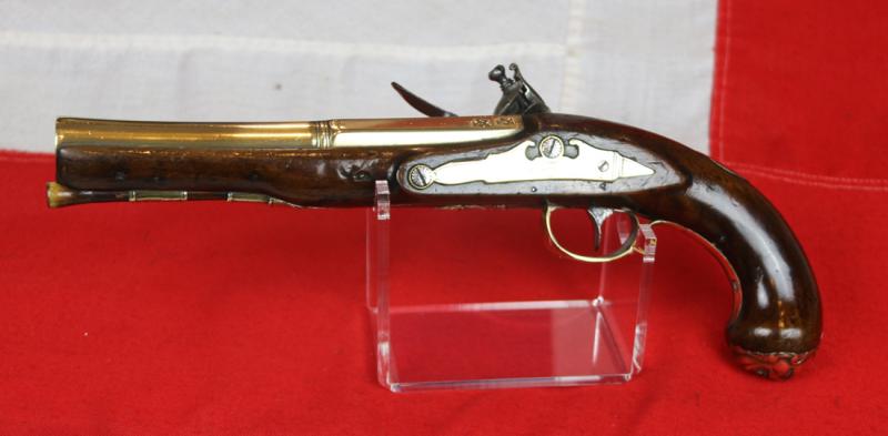 18th Century British Flintlock Blunderbuss Pistol - Brass - Atlanta Cutlery  Corporation