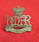 A Most Scarce Victorian Boer War Cap Badge of Her Majesty's Reserve Regiment of Dragoons