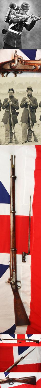 A Stunning, Victorian '3 Band' Rifle From the Tower of London Armoury, With Original Bayonet.