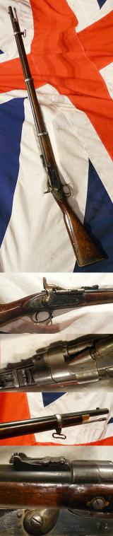 An Enfield 3 Band Rifle,1853 Pattern, Made in 1860 With Snider Centre-Fire Boxer Cartridge Conversion with Original 1853 Bayonet