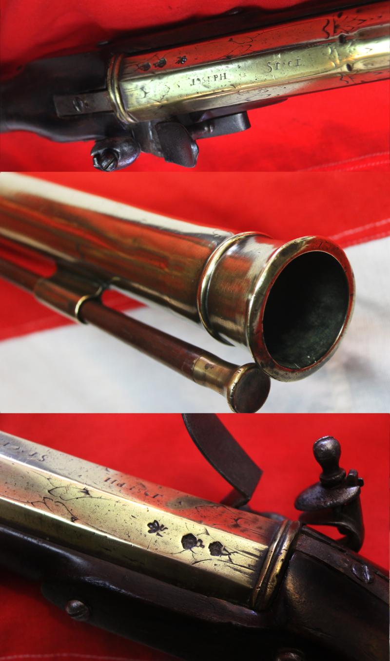 17th to 18th Century, A Truly Wondrous, Royal Naval, Brass Barrelled, Hand-Cannon Blunderbuss, a Ship’s Gun For Use As An Anti-Pirate Weapon or to Repel an Enemy Ship's Boarding Party, a Behemouth of Enormous Proportions