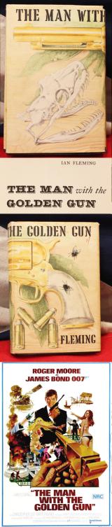 1st Edition James Bond, Man with the Golden Gun, by Ian Fleming
