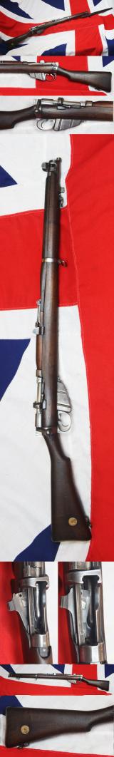 NOW SOLD A Birmingham Small Arms, SMLE MKIII Rifle with Early WW1 Cut-Off, To Enable Single Shot Firing Without Emptying the Magazine. The Cut-Off Device Was Then Removed From Service Use Early On Into WW1