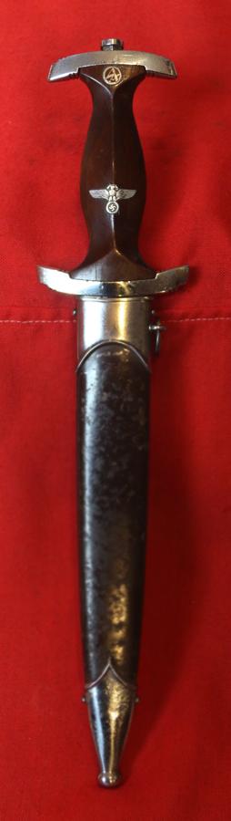 An Early WW2 Original German 1933 Pattern SA Sturmabteilung {Storm Troopers} Dagger by Karl Tiegel. RZM Maker Code Numbered M7/81/40