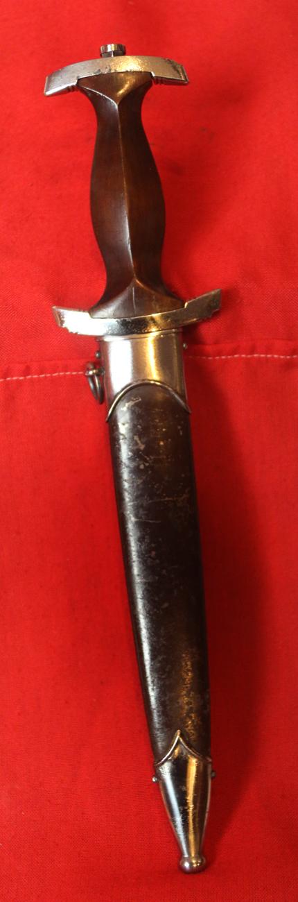 An Early WW2 Original German 1933 Pattern SA Sturmabteilung {Storm Troopers} Dagger by Karl Tiegel. RZM Maker Code Numbered M7/81/40