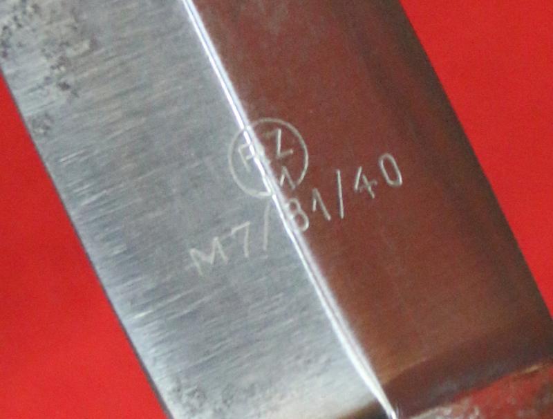 An Early WW2 Original German 1933 Pattern SA Sturmabteilung {Storm Troopers} Dagger by Karl Tiegel. RZM Maker Code Numbered M7/81/40