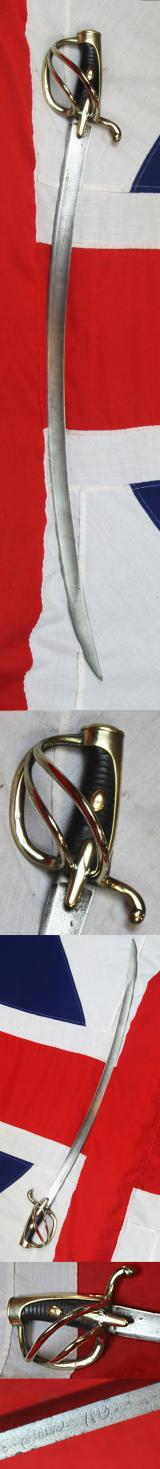 A Very Fine & Rare Napoleonic Wars ANXI Light Cavalry Trooper's Sabre. Used by Napoleon's Most Famed Lancers, Hussars, Chasseurs. The Sabre Troupe de Cavalerie Légère Modèle AN XI