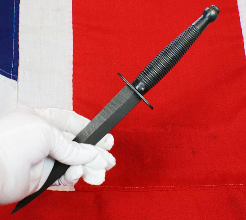 Falklands To Gulf War Period Commando FS Knife. Traditional Wilkinson Third Pattern. A Most Interesting Collectors Item In Very Good Condition No Maker Marks