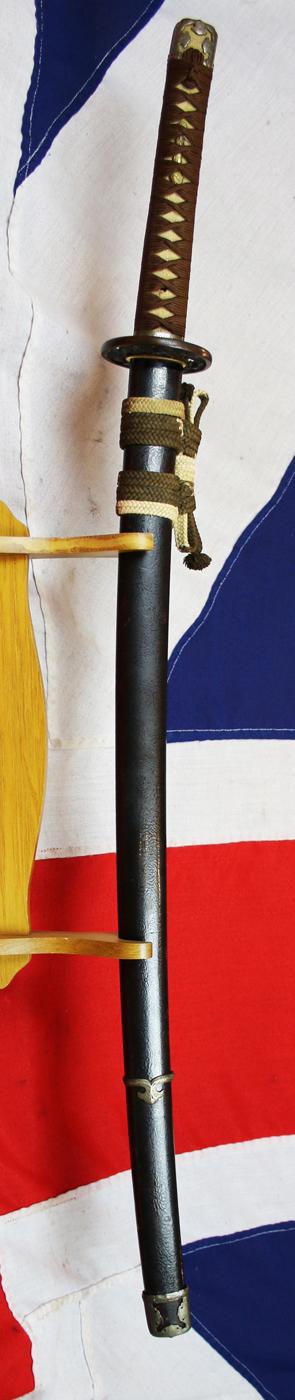 A Fine Shinto Period Handachi Mounted Armour & Kabuto Cleaving Katana Signed Nobutsugu, With a Fabulous Notare Hamon, Handachi Mounted with Tsuba Of Watanabe no Tsuna and The Rashomon Demon, Ibaraki-Dōji, At The Gate of the Modoribashi Bridge