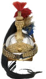 A Magnificent Antique, Original, French Cuirassiers Helmet 1872. French Cuirassiers Still In Combat Service in World War I, 1914. They Were the Last Troops Combat In Full Dress Armour in History. Possibly The Best Example You May Ever See