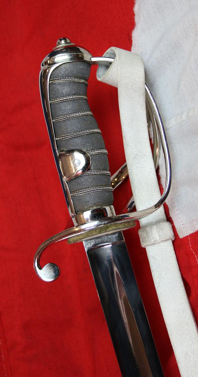 A 'Superb Plus' Original, Antique, Victorian, Charge of the Light Brigade Era, 1821 Pattern, Hussar's or Lancer's NCO's Sword In Simply Amazing Fully Restored and Conserved Condition. The NCO's Version Of the 1822 Officer's Sabre. With White Knot
