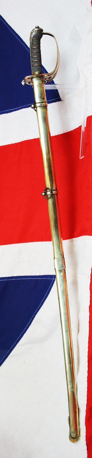 A Beautiful and Good Example, of An Original, Zulu War Sabre, An 1822/45 Pattern British Infantry Officer's Sword, for Majors & Above, With Gothic Hilt and Queen Victoria's Cypher