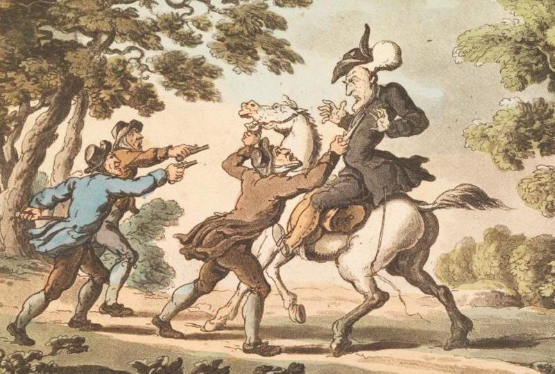 A Good 19th Century 1830's King George IVth English Percussion Derringer Type Pistol. The Kind Of Boxlock Pistol Known In Dickensian England As A 'Barker'