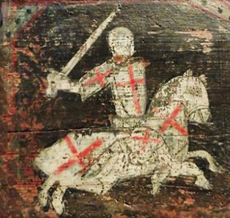 An Early Crusades Period Reliquary Pectoral Encolpion Cross Hinged Two Part Pendant From the Ancient Holy Land. Possibly Presented to a Pilgrim Knight Before His Departure for the Crusade, by an Archbishop or Possibly a Pope. Around 1000 Years Old