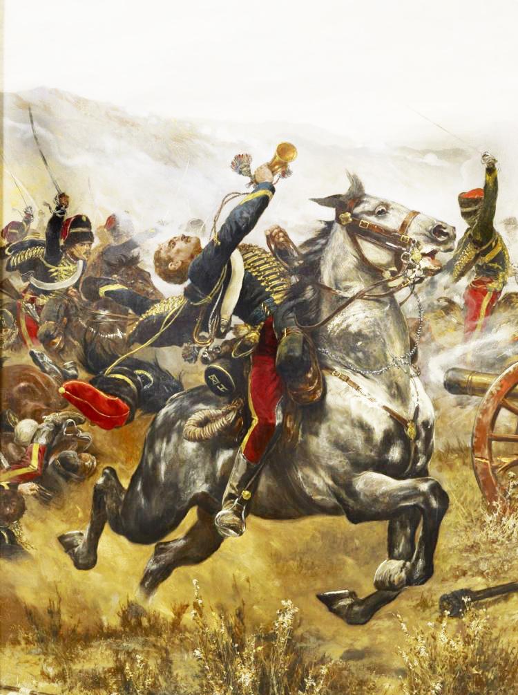 Superb Crimean War 1853 Issue British Cavalry Sabre, Exactly as Used by The Charge of the Light Brigade, and, The {Less Well Known, Yet Ironically More Successful} Charge of the Heavy Brigade. In Its Stunning Steel Scabbard, With White Buff Hide Knot