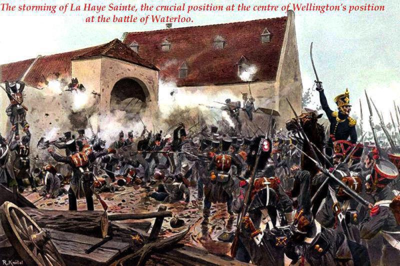 A Superb Original Waterloo Recovered Souvenir '6 Pounder ' Royal Artillery Cannon Ball Fired at La Haye Sainte During The Battle, Recovered From The Farm. With Clear Impact Site To The Ball.