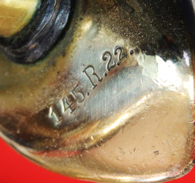 Very Fine 1889 Pattern Regimental Officer's Sword WW1 Imperial Prussian Eagle Guard With Crest of Kaiser Willhelm IInd. Surrendered on the 4th of May 1945. A Few Hours Before The Official Instrument Of Surrender Was Signed at 18.30 Hours