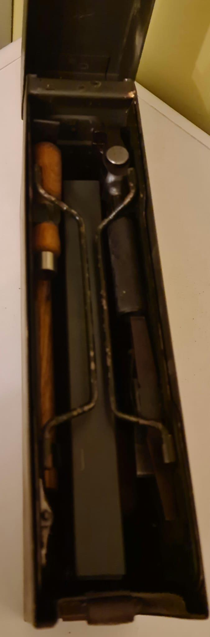 An Incredibly Rare And Immensely Desirable Original Collectors Item For Machine Gun Collectors. A 1938 Dated Mauser, WW2 German MG 34 Machine Gunners Tool Kit