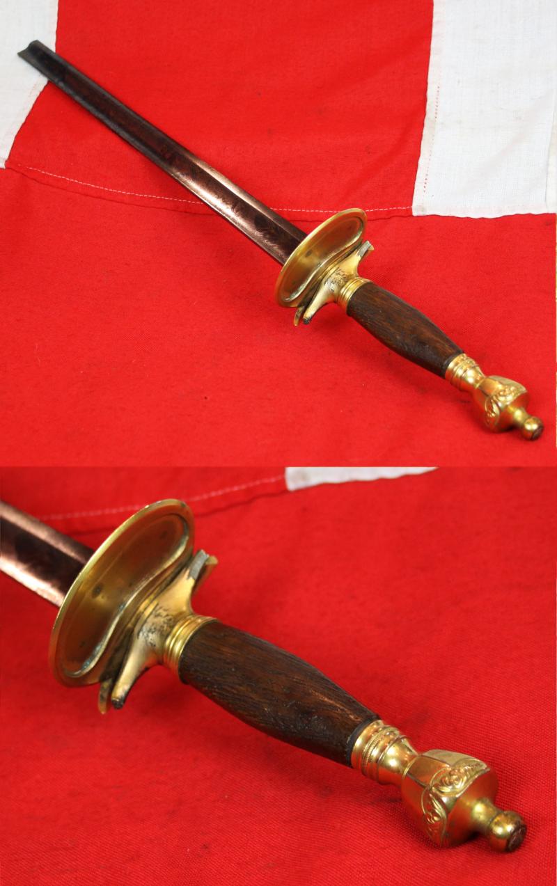 An Incredibly Rare, Trafalgar and Napoleonic Wars Period, Historic Sword of Huge Collectable Interest. A Battle Damaged Royal Marines Officer’s Sword 1796 Pattern. A Sword Type Unknown To Us For Over 100 Years Of Our Experiance