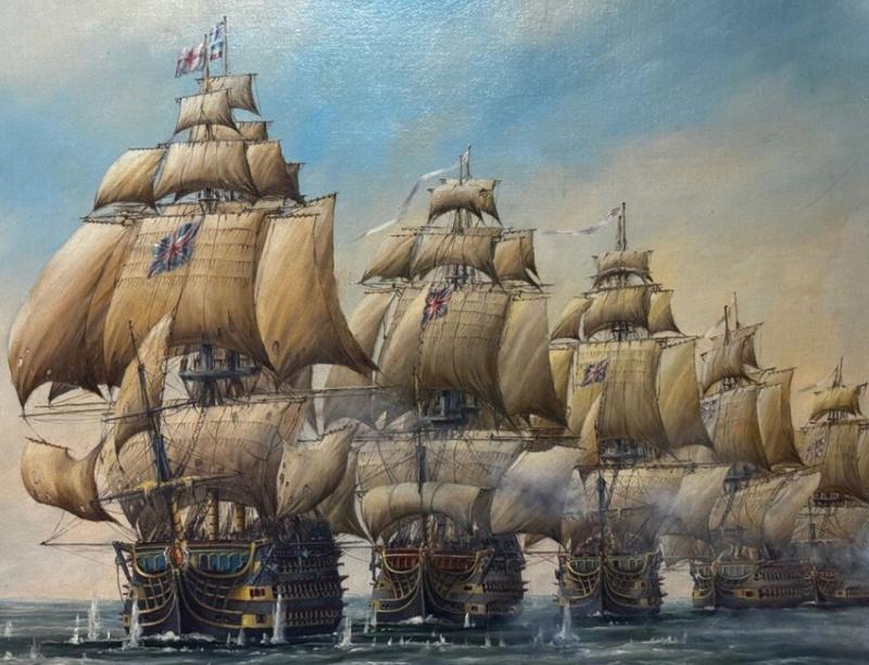 An Incredibly Rare, Trafalgar and Napoleonic Wars Period, Historic Sword of Huge Collectable Interest. A Battle Damaged Royal Marines Officer’s Sword 1796 Pattern. A Sword Type Unknown To Us For Over 100 Years Of Our Experiance