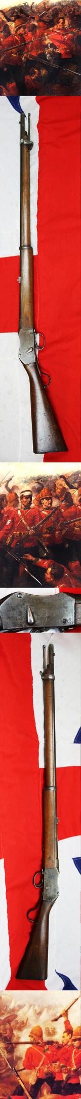 A Great Looking Original MK1-11 Martini Henry ' Short Lever' Mid 1870's Issue, From The Zulu War Period With Superb Steel & Stock Patina. One of Only 1400 Ever Manufactured. The Most Famous Victorian Service Rifle Ever Issued. Zulu War Collection.