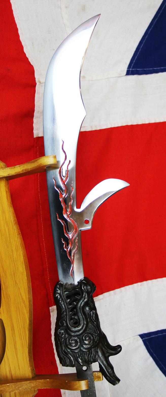 A Wonderful Original Antique Signed Samurai Glaive, C.1725, An Honorific Representation of Seiryūtō, the 'Green Dragon', of Kanshō. From The Collection of World's Greatest Authority and Author On Japanese Polearms, And Use In Combat. Signed Masakiyo