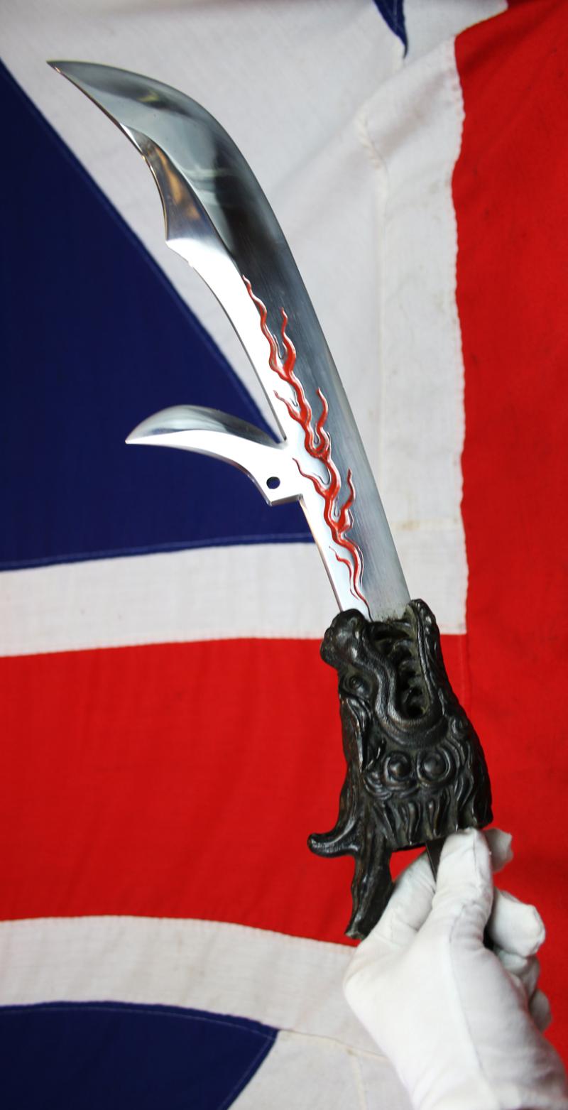A Wonderful Original Antique Signed Samurai Glaive, C.1725, An Honorific Representation of Seiryūtō, the 'Green Dragon', of Kanshō. From The Collection of World's Greatest Authority and Author On Japanese Polearms, And Use In Combat. Signed Masakiyo