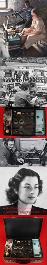 A Fabulous And Incredibly Rare Museum Piece. An Original WW2 SOE {Special Operations Executive} Secret Espionage Agent's Suitcase Radio Transmitter & Reciever of an Agent of the Secret Army 1942/3 Issue