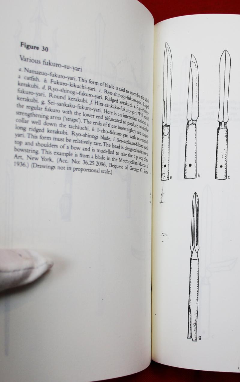 Early Samurai 袋槍 Fukuro-Yari, Helmet & Armour Piercing Grade Of Incredible Power Despite Its Size Circa 1336 to 1500. Triple Equilateral Graduating Blade with Red Lacquer Decorated Horimono Bo-Hi To Each Blade Face & Complete With Its Original Pole Haft