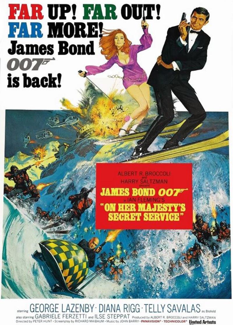 1st Edition James Bond, On Her Majesty's Secret Service, by Ian Fleming. Part of The ‘Blofeld’ Sequence. The Most Infamous Villain In The James Bond Canon. Written By Fleming at ‘Goldeneye’ Whilst Sean Connery Was Filming His First Bond, “Dr. No” Nearby