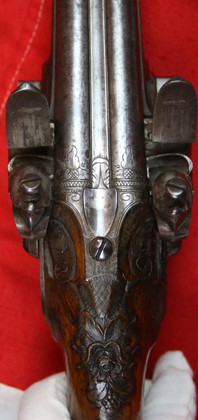 A Simply Stunning Quality 18th Century Pair of Double Barrelled Side By Side Flintlock Pistols, Most Often The Preserve of Generals During The American Revolutionary War in the 1770’s, and Generals Into the Napoleonic Period